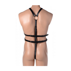 Verstelbaar Xr Brands Heren Full Body Harnas Penisringen