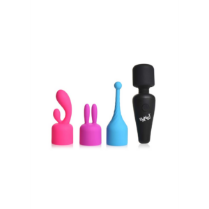 Mini Wand Massager 3 Opzetstukken Krachtig Genot