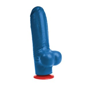 Realistische Dildo Met Ballen 16Cm Blauw Fuck Fist