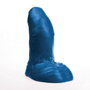 Realistische Gebogen Dildo Met Zuignap Buri L 22 Cm Blauw