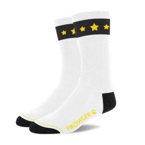 Prowler Red Katoenen Sokken Gold Star Pootafdruk Comfort