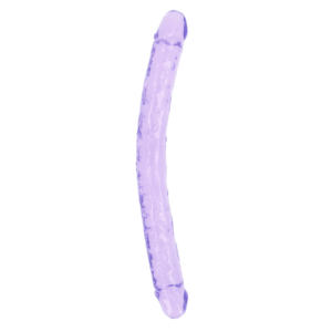 Dubbele Dildo 45 Cm Transparant Veilig Ftalatenvrij RealRock