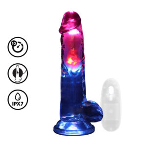 Vibrerende Penis Met Zuignap RealRock Transparant 225Cm