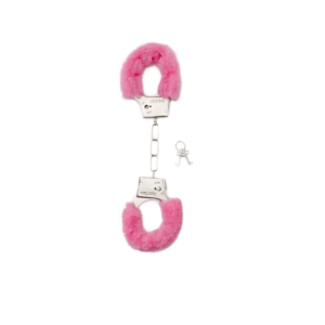 Roze Fluwelen Handboeien Luxe Snelontgrendeling Set