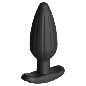 E Stim Buttplug Handsfree Geribbelde Noir Large ElectraStim