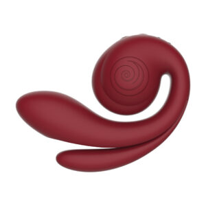 Drievoudige Stimulator SVibe GIZI Pro Bordeaux 12 Cm