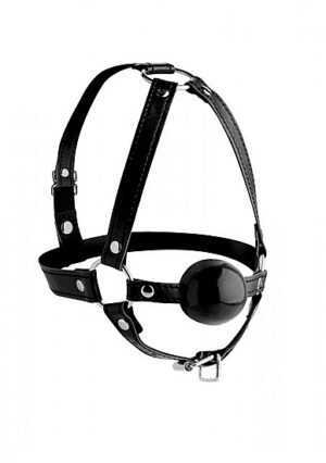 Strict - Head Harness with Ball Gag 1.5" - Afbeelding 1