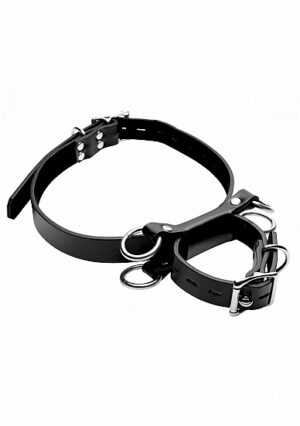 Frog Tie Kneeling Bondage Restrant System - Black - Afbeelding 1