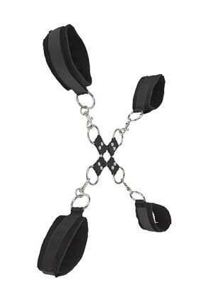 Velcro Hand And Leg Cuffs Black - Afbeelding 3