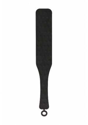 Ouch! - Silicone Textured Paddle - Black - Afbeelding 1