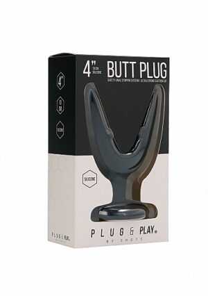Plug and Play - Butt Plug - Split  #1 - 4 Inch - Black - Afbeelding 2