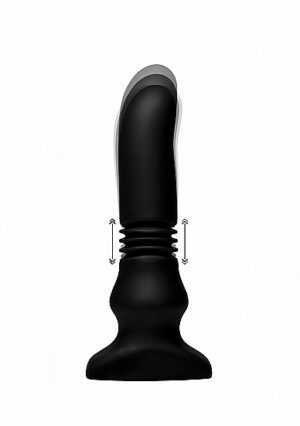 Silicone Vibrating & Thrusting Plug - Afbeelding 1