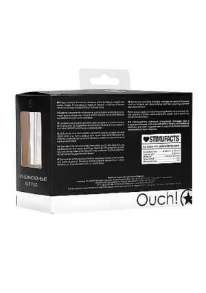 Diamond Heart Butt Plug - Large - Black - Afbeelding 3