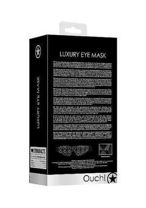 Luxury Eye Mask - Black - Afbeelding 4