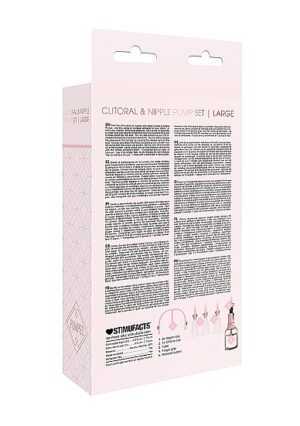 Clitoral & Nipple Pump Set Large - Rose Gold - Afbeelding 3
