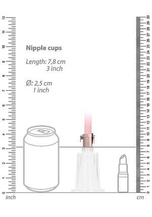 Clitoral & Nipple Pump Set Large - Rose Gold - Afbeelding 4