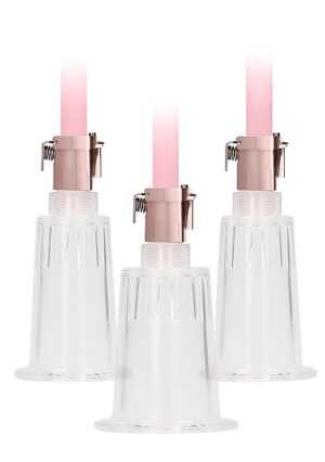 Clitoral & Nipple Pump Set Large - Rose Gold - Afbeelding 7