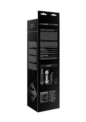 Automatic Cyber Pump with Masturbation Sleeve - Transparent - Afbeelding 3