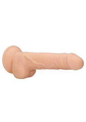 Silicone Dildo With Balls - Flesh - 24 cm - Afbeelding 7