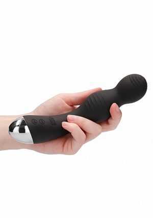 Remote Controlled E-Stim & Vibrating G/P-Spot Vibrator - Black - Afbeelding 10