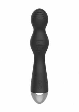 Remote Controlled E-Stim & Vibrating G/P-Spot Vibrator - Black - Afbeelding 5