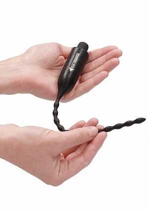 E-Stimulation Vibrating Urethral Sounding Plug - Black - Afbeelding 10
