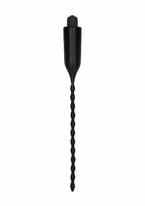 E-Stimulation Vibrating Urethral Sounding Plug - Black - Afbeelding 4