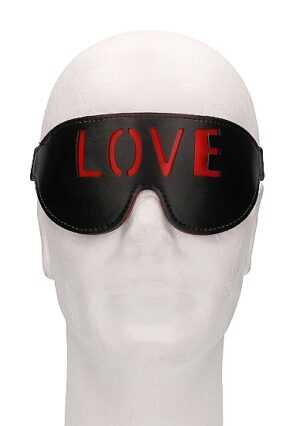 Ouch! Blindfold - LOVE - Black - Afbeelding 1