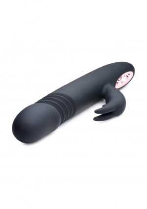 Royal Rabbits Bunny Thrust 10X Thrusting Rabbit Vibrator - Black - Afbeelding 11