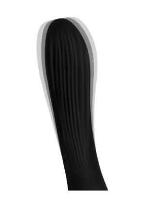7X Bendable Silicone Vibe - Black - Afbeelding 3