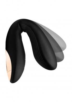 7X Bendable Silicone Vibe - Black - Afbeelding 4
