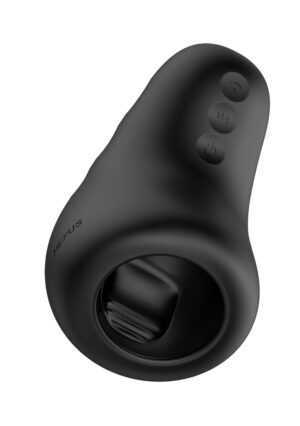 ECLIPSE Vibrating & Stroking Male Masturbator - Black - Afbeelding 1