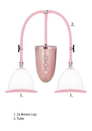 Automatic Rechargeable Breast Pump Set - Large - Pink - Afbeelding 10