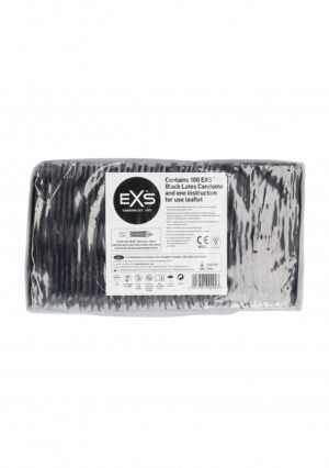 Exs Black Latex Condoms - 100 pack - Afbeelding 3