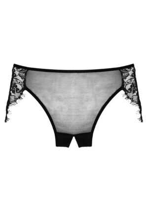 Lavish   Lace Panty ( Crotchless ) - Black - O/S - Afbeelding 3