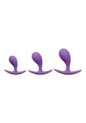 Booty Poppers Silicone Anal Trainer Set - Purple - Afbeelding 1