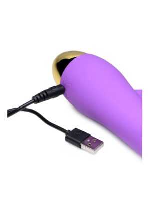 10X Come Hither G-Focus Silicone Vibrator - Purple - Afbeelding 7