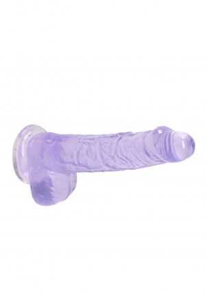 6" / 15 cm Realistic Dildo with Balls Purple - Afbeelding 6