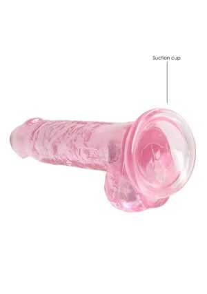 7" / 17 cm Realistic Dildo with Balls Pink - Afbeelding 5