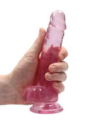 7" / 17 cm Realistic Dildo with Balls Pink - Afbeelding 7