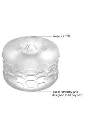 N0. 94 - Reversible Masturbator and Bumper - Transparent - Afbeelding 5