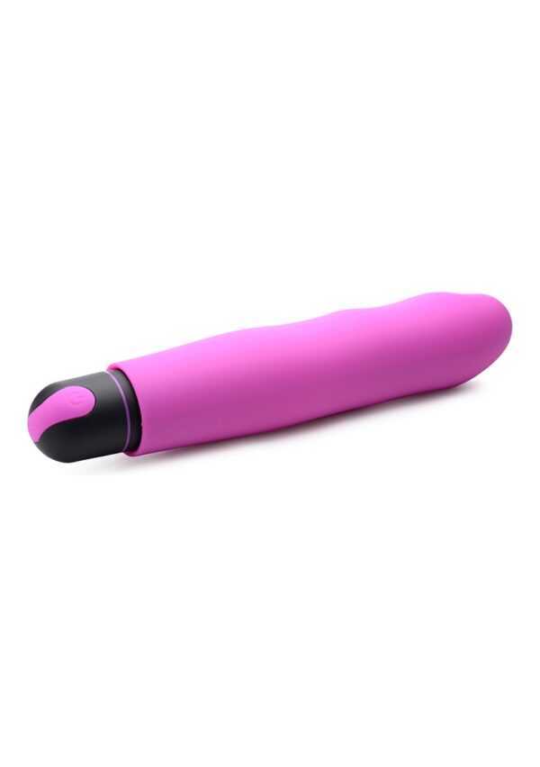 XL Bullet & Wavy Silicone Sleeve - Purple