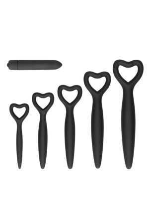 Silicone Vaginal Dilator Set - Black - Afbeelding 1