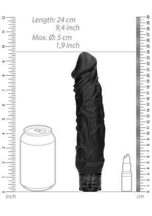 Realisic 10 speed Vibrator - Black - Afbeelding 4