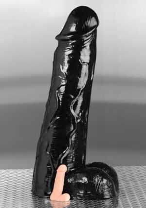 Moby Huge 3 Foot Tall Super Dildo - Black - Afbeelding 3