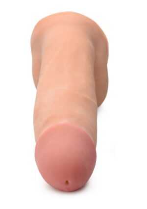 8" Dual Density Squirting Dildo - Light - Afbeelding 5