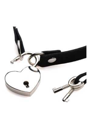 Lock-It Heart Lock and Key Choker - Afbeelding 4