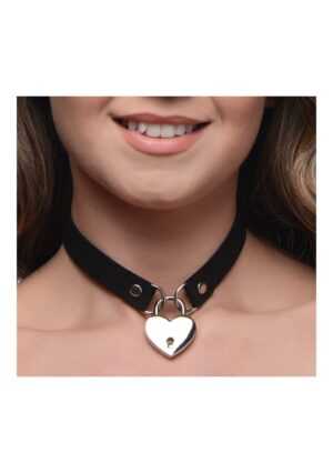 Lock-It Heart Lock and Key Choker - Afbeelding 6