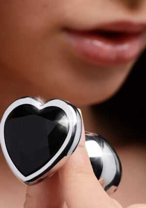 BS Black Heart Gem Anal Plug - Small - Afbeelding 4