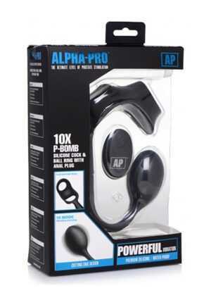 10X Cock & Ball Ring + Plug - Afbeelding 7